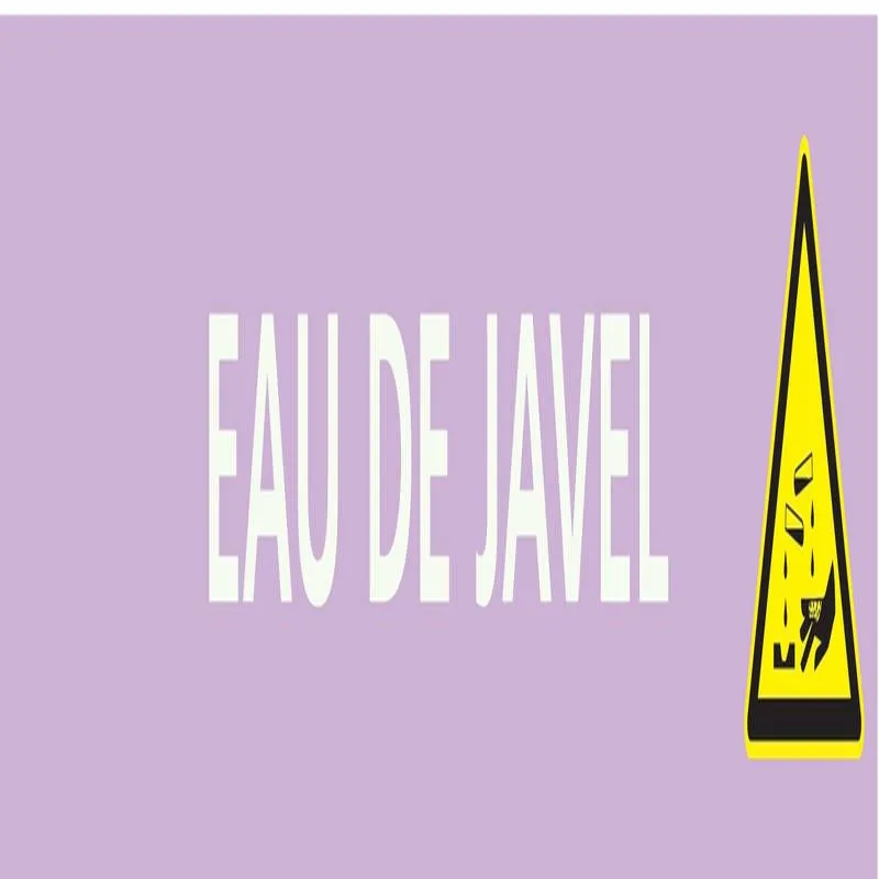 Panneau EAU DE JAVEL 156X26 MARQUAGE T Taliaplast 732717