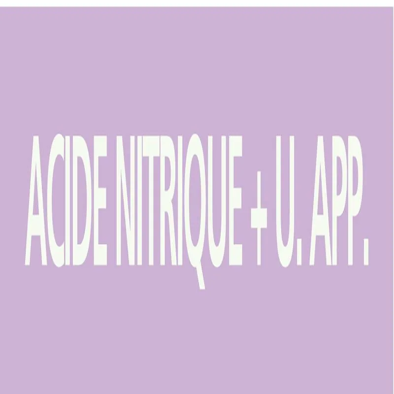 Panneau ACIDE NITRIQUE + U.APP. 156X26 Taliaplast 732737