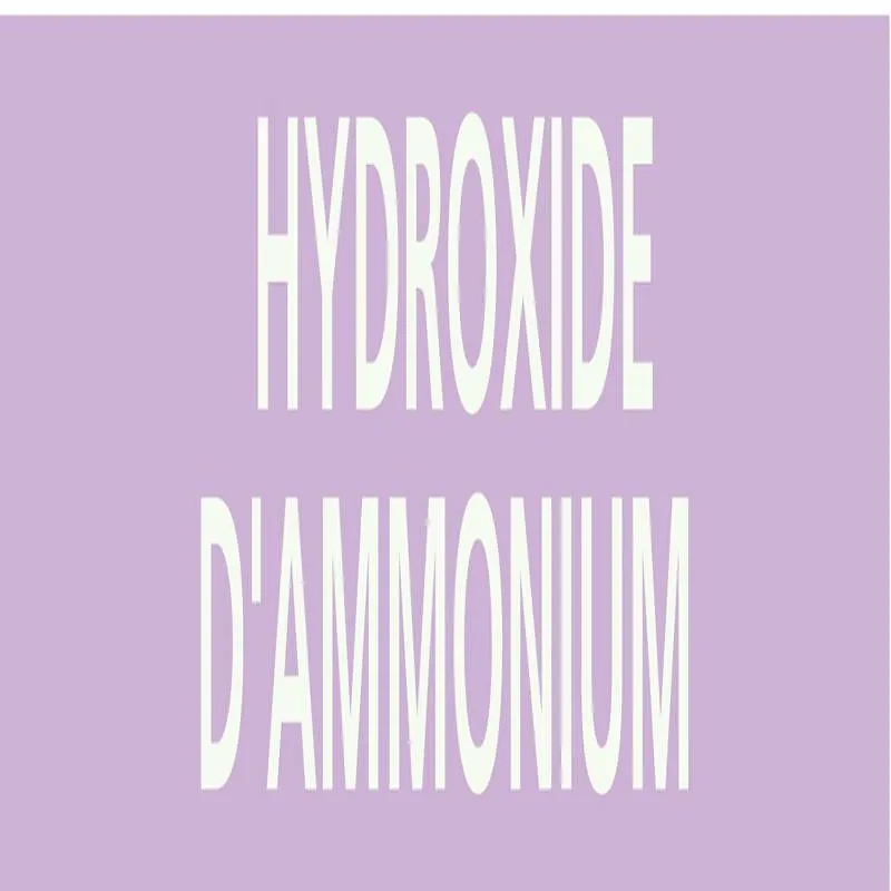 Panneau HYDROXIDE D'AMMONIUM 156X26 MA Taliaplast 732740