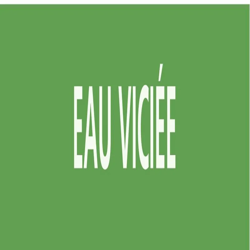 Panneau EAU VICIÉE 156x26mm (20 ADHESI Taliaplast 732802