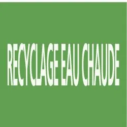 Panneau RECYCLAGE EAU CHAUDE 156x26mm Taliaplast 732805
