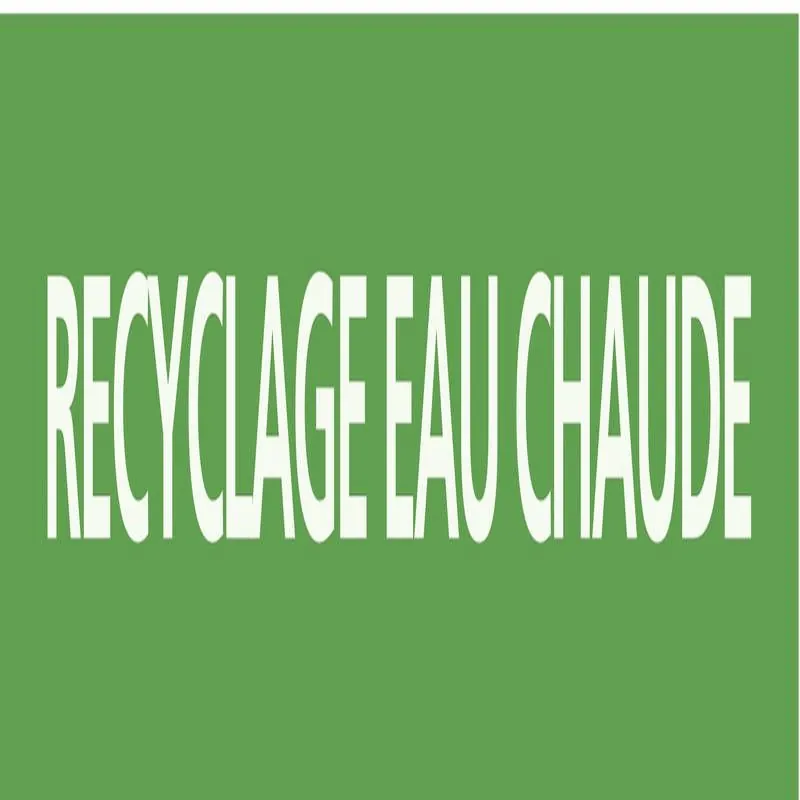 Panneau RECYCLAGE EAU CHAUDE 156x26mm Taliaplast 732805