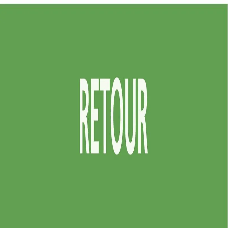Panneau RETOUR 156X26 MARQUAGE TUYAUTE Taliaplast 732807