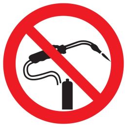 Panneau INTERDIT DE SOUDER NORMASIGN A Taliaplast 722250