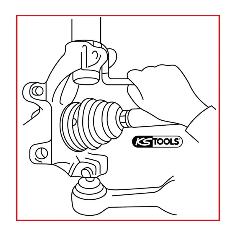 Ecarteur pour fixations de bras de suspension KSTOOLS 150.9407 | 150.9407 Ecarteur pour fixations de bras de suspension KSTOOLS 150.9407 | 150.9407