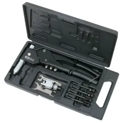 Coffret de pinces à rivets . écrous aveugles (insert) et chevilles tête pivotante KSTOOLS 150.9610 | 150.9610