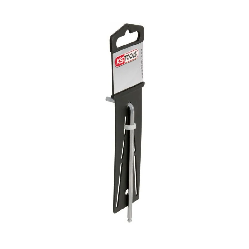 Clé mâle 6 pans à tête sphérique longue sur support . 1 .3 mm KSTOOLS 151.21013-E | 151.21013-E