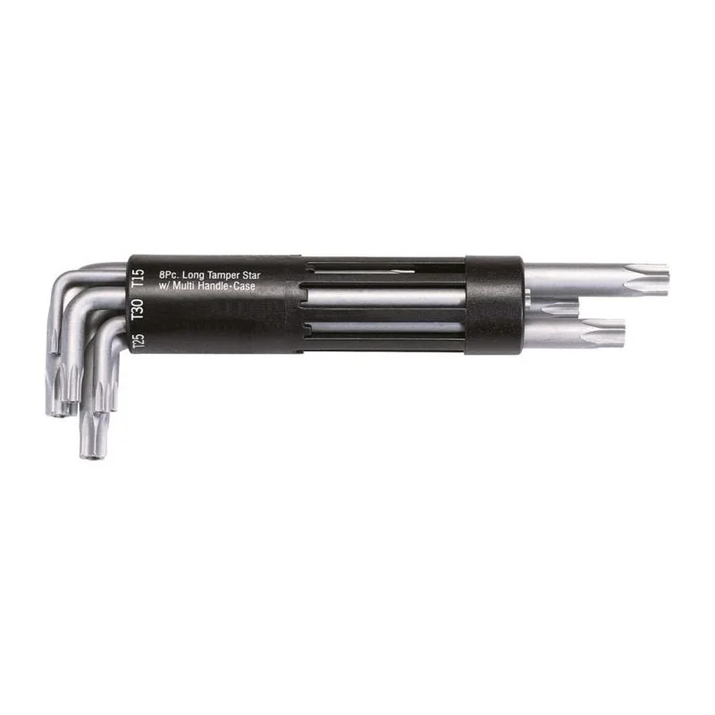 Jeu de 8 clés mâles TORX® percé longue . T10 à T50 KSTOOLS 151.2200 | 151.2200