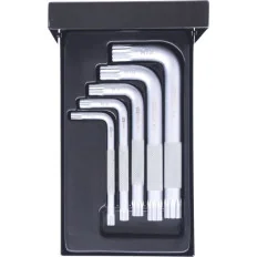 Jeu de 5 clés mâles XZN® courtes . M5 à M12 KSTOOLS 151.4100 | 151.4100