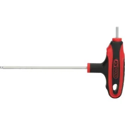 Clé mâle 6 pans à tête sphérique à poignée en T . 3 mm KSTOOLS 151.8132 | 151.8132
