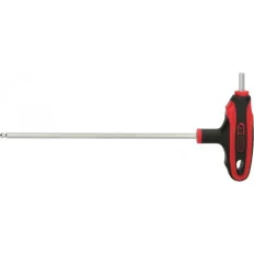 Clé mâle 6 pans à tête sphérique à poignée en T . 4 mm KSTOOLS 151.8133 | 151.8133
