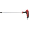Clé mâle 6 pans à tête sphérique à poignée en T . 4 mm KSTOOLS 151.8133 | 151.8133