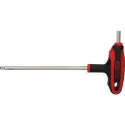 Clé mâle 6 pans à tête sphérique à poignée en T . 6 mm KSTOOLS 151.8135 | 151.8135