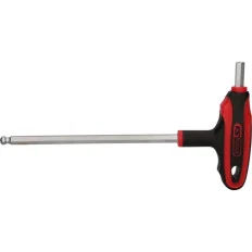 Clé mâle 6 pans à tête sphérique à poignée en T . 7 mm KSTOOLS 151.8136 | 151.8136