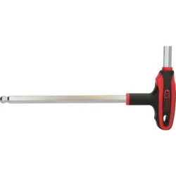 Clé mâle 6 pans à tête sphérique à poignée en T . 12 mm KSTOOLS 151.8139 | 151.8139