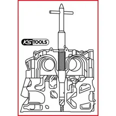 Outil de nettoyage de siège d'injecteurs pour BMW M47 KSTOOLS 152.1387 | 152.1387