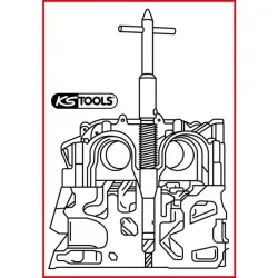 Outil nettoyage siège d'injecteurs-Renault . Nissan . Opel . Mitsubishi . Suzuki KSTOOLS 152.1391 | 152.1391