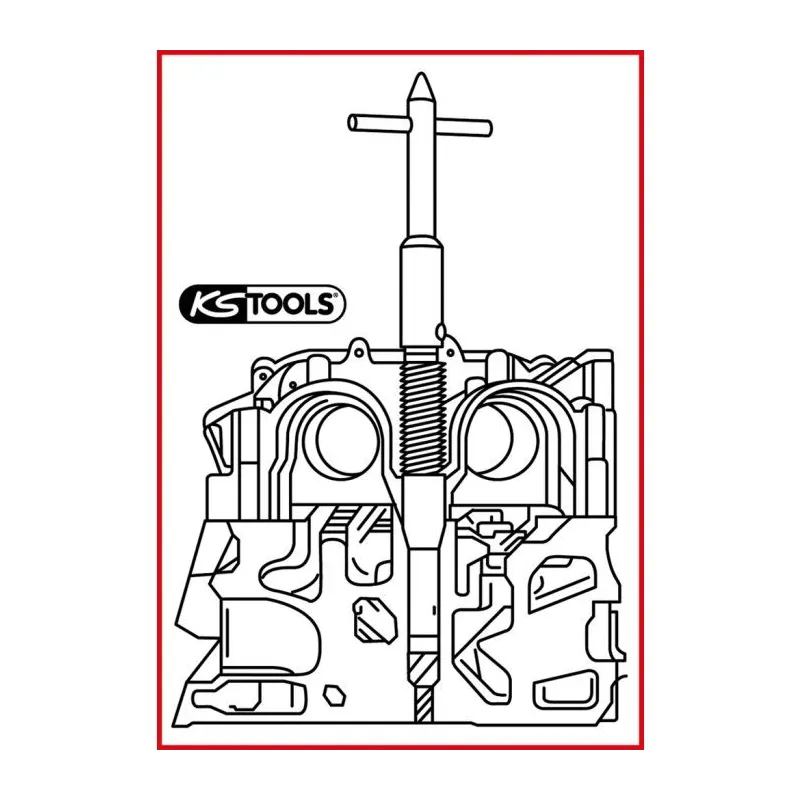 Outil de nettoyage de siège d'injecteurs pour PSA . Fiat . Ford . Volvo . Mazda 1.6 KSTOOLS 152.1395 | 152.1395 Outil de nettoyage de siège d'injecteurs pour PSA . Fiat . Ford . Volvo . Mazda 1.6 KSTOOLS 152.1395 | 152.1395