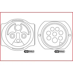 Extracteur universel de cosses pour connecteurs plats et ronds - 1 .5 / 3 .5 mm KSTOOLS 154.0013 | 154.0013
