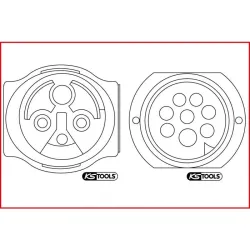Jeu d'extracteurs de cosses universel . 3 pcs KSTOOLS 154.0015 | 154.0015