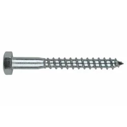 INDEX Tirefond à visser pour bois et aggloméré. Tête hexagonale Zingué (8 x 70 200 pièces.) TB08070 | TB08070