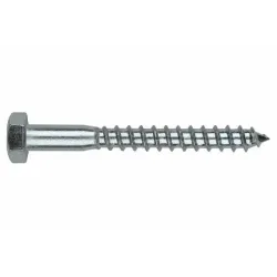 INDEX Tirefond à visser pour bois et aggloméré. Tête hexagonale Zingué (10 x 40 100 pièces.) TB10040 | TB10040