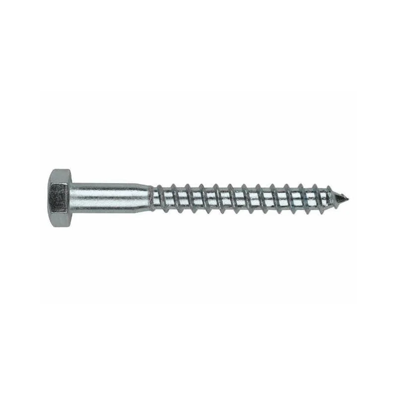 INDEX Tirefond à visser pour bois et aggloméré. Tête hexagonale Zingué (10 x 40 100 pièces.) TB10040 | TB10040