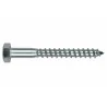 INDEX Tirefond à visser pour bois et aggloméré. Tête hexagonale Zingué (10 x 40 100 pièces.) TB10040 | TB10040
