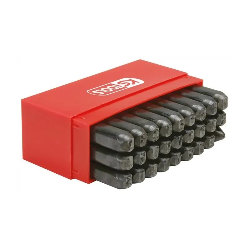 Jeu de 26 lettres à frapper et pointeau KSTOOLS 156.0468 | 156.0468 Jeu de 26 lettres à frapper et pointeau KSTOOLS 156.0468 | 156.0468