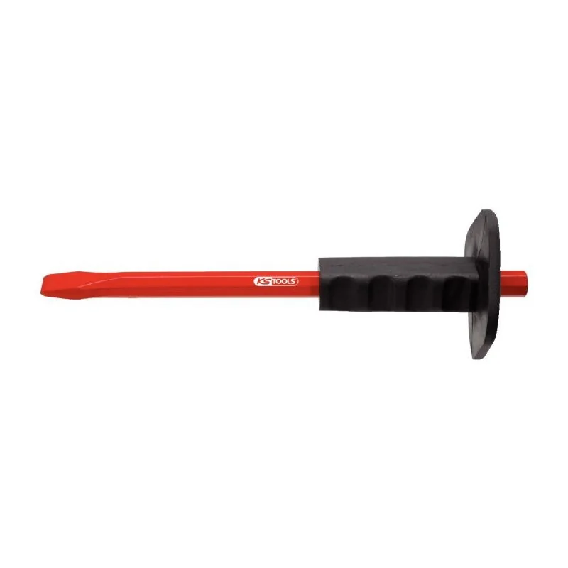 Ciseaux de maçon corps hexagonal - Poignée sécurité pare-coups - Ø18 mm- L.400mm KSTOOLS 156.0538 | 156.0538