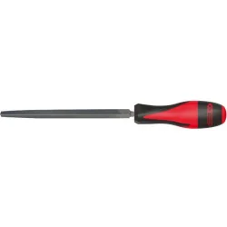Lime triangulaire demi-douce emmanchée . L.150 mm KSTOOLS 157.0404 | 157.0404