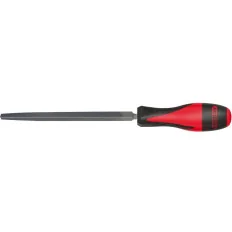 Lime triangulaire demi-douce emmanchée . L.150 mm KSTOOLS 157.0404 | 157.0404