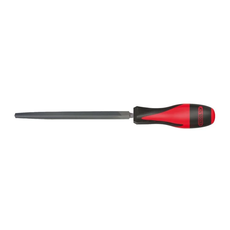 Lime triangulaire demi-douce emmanchée . L.150 mm KSTOOLS 157.0404 | 157.0404