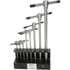 Présentoir de clés 6 pans à poignée en T . 8 pièces KSTOOLS 158.5111 | 158.5111