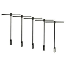 Jeu de 5 clés à douilles longues avec poignée en T KSTOOLS 158.5300 | 158.5300