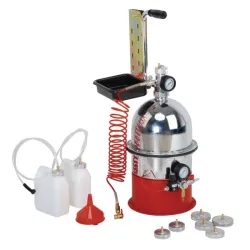 Purgeur de freins pneumatique KS-6 L-10 bars + 6 adaptateurs KSTOOLS 160.0008 | 160.0008