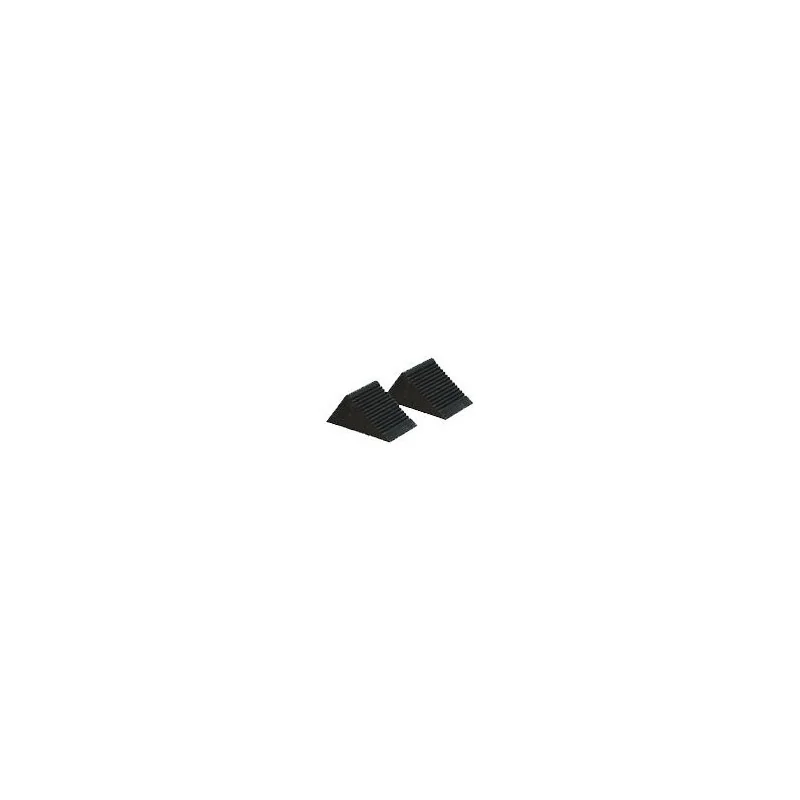 Paire de cales roues caoutchouc VL 105 x 75 x 75 mm KSTOOLS 160.0382 | 160.0382