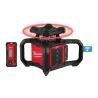 MILWAUKEE LASER ONE-KEY ROTATIF ROUGE, HORIZONTAL, 600 M -