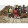 MILWAUKEE LASER ONE-KEY ROTATIF ROUGE, HORIZONTAL, 600 M -