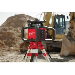 MILWAUKEE LASER ONE-KEY ROTATIF ROUGE, HORIZONTAL, 600 M -