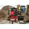 MILWAUKEE LASER ONE-KEY ROTATIF ROUGE, HORIZONTAL, 600 M -