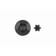 INDEX Vis inviolable. Empreinte TX Étoile pour tête inviolable. Noire (NEGRA/BLACK/NOIRE 100 pièces.) ESTRINV40N | ESTRINV40N