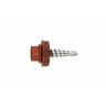 INDEX  Vis autoperceuse acier-bois RAL 3011. Rouge-brun (4,8 x 35  P14 3011 250 pièces.) AFRD144835 | AFRD144835