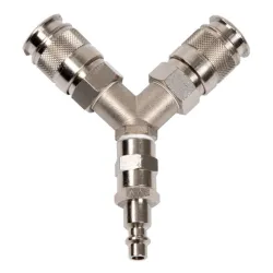 Raccord pneumatique Y pour connecter 2 outils pneumatiques KSTOOLS 165.0117 | 165.0117