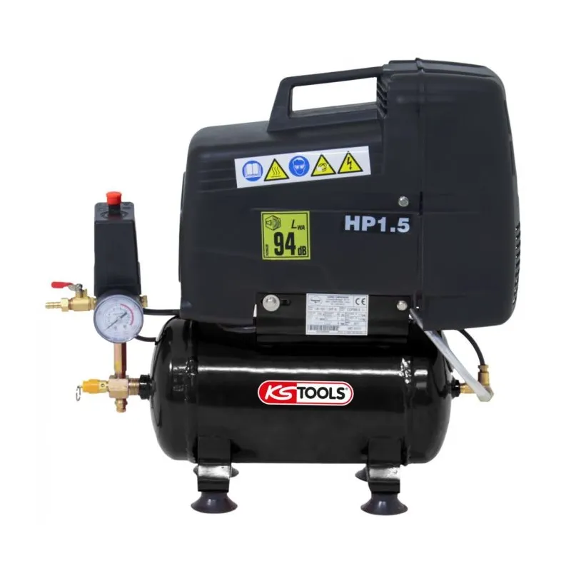 Compresseur à air sec 6 L - 8 bar -220 V Mono KSTOOLS 165.0801 | 165.0801
