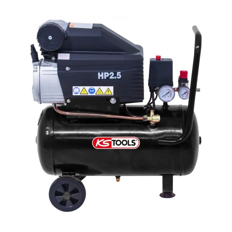 Compresseur sur cuve 25 L - 8 bar - 2 .5 CV - 220 V Mono KSTOOLS 165.0802 | 165.0802 Compresseur sur cuve 25 L - 8 bar - 2 .5 CV - 220 V Mono KSTOOLS 165.0802 | 165.0802