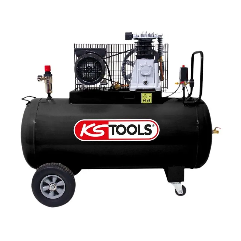 Compresseur sur cuve 100 L - 10 bar - 3 CV - 220 V Mono KSTOOLS 165.0804 | 165.0804 Compresseur sur cuve 100 L - 10 bar - 3 CV - 220 V Mono KSTOOLS 165.0804 | 165.0804