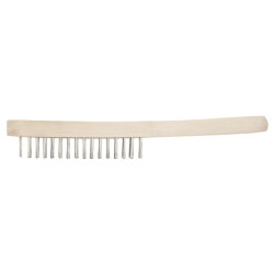 Brosse métallique à 3 rangées inox . 290 mm KSTOOLS 201.2310 | 201.2310