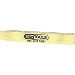 Mètre pliant jaune en composite . L.2 m KSTOOLS 300.0061 | 300.0061