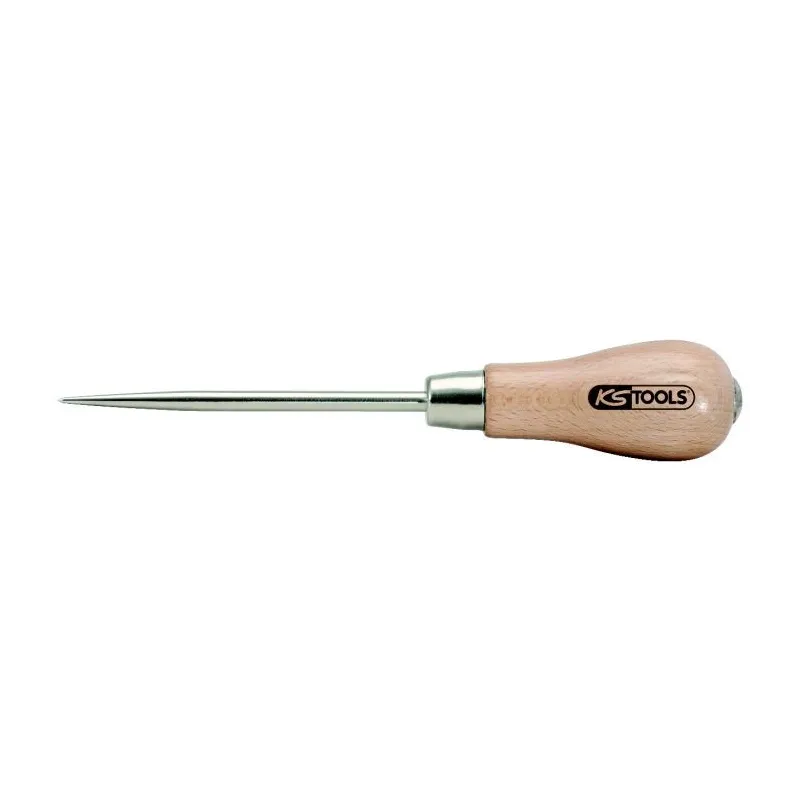 Poinçon avec lame traversante - manche en bois 6mm - L 190 KSTOOLS 300.1081 | 300.1081 Poinçon avec lame traversante - manche en bois 6mm - L 190 KSTOOLS 300.1081 | 300.1081
